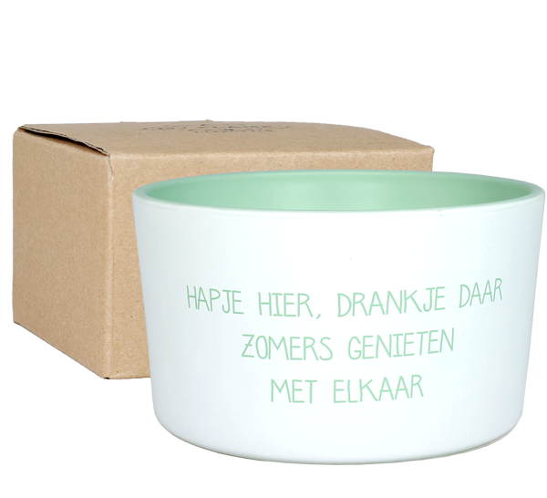 Kaars hapje en drankje