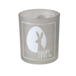 Theelichthouder paashaas 9x10cm