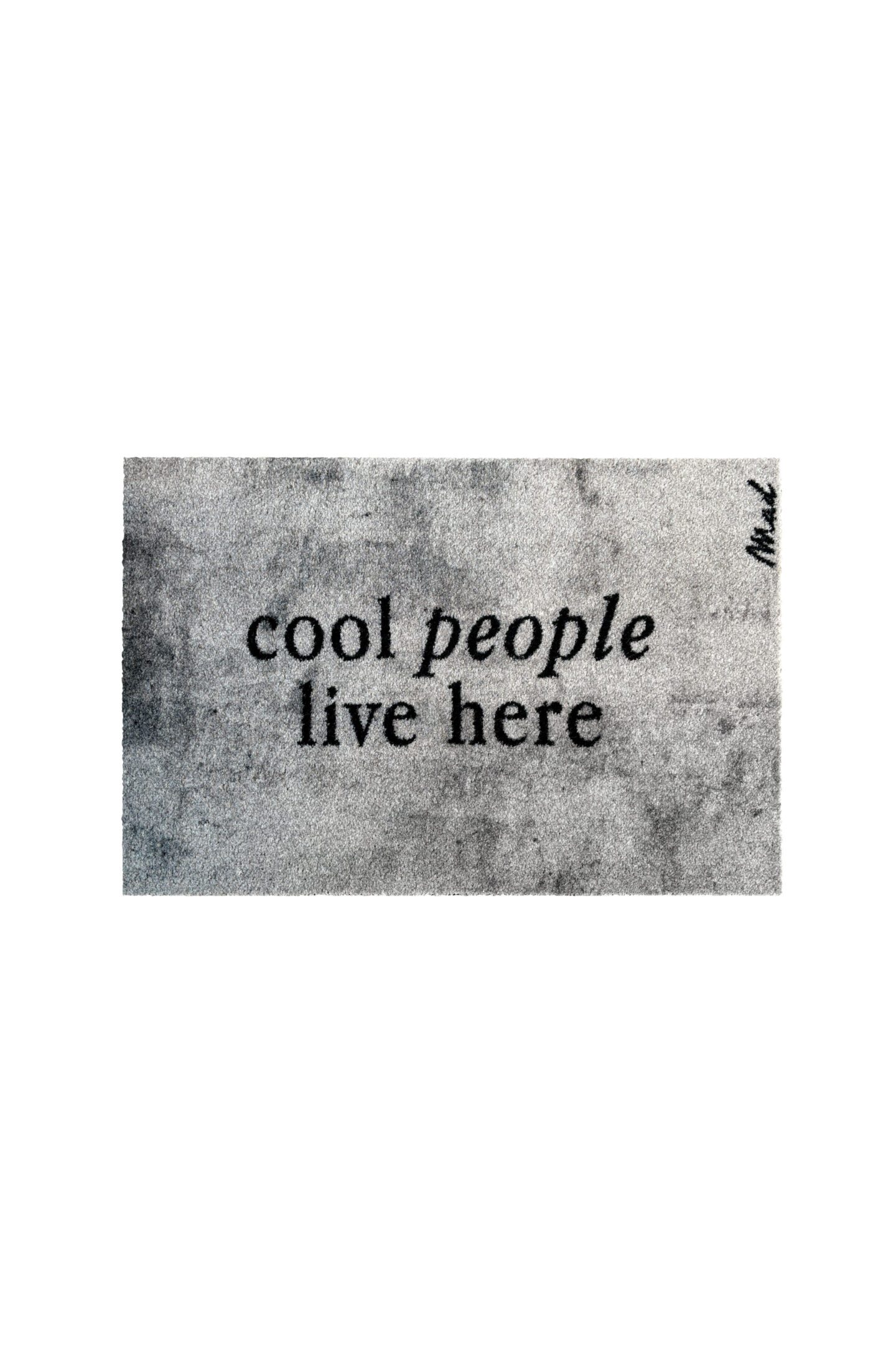 Mad about mats deurmat Bettie - cool people live here