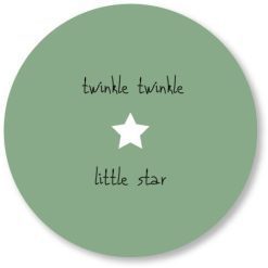 Muurcirkel twinkle twinkle little star