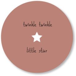 Muurcirkel twinkle twinkle little star