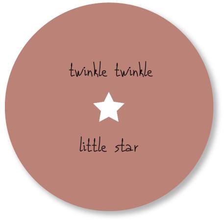 Muurcirkel twinkle twinkle little star
