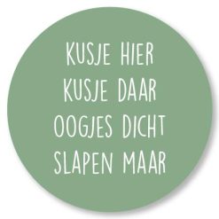 Muurcirkel kusje hier kusje daar