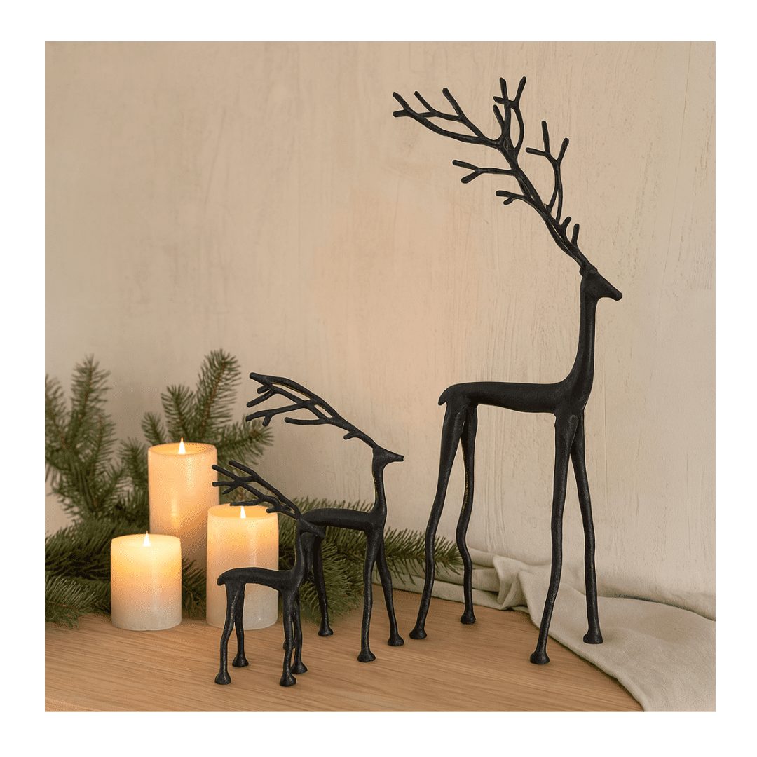 Zwart rendier Frody - Afbeelding 2