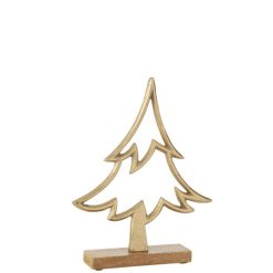 Decoratieve kerstboom goudkleur