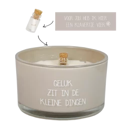 Kaars geluk zit in kleine dingen - my flame