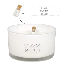 Geurkaars jij maakt mij blij - my flame
