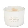 Geurkaars thank you from the bottom of my heart - my flame