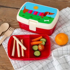 30434 1 sausage dog lunch box wth tray lifestyle 2