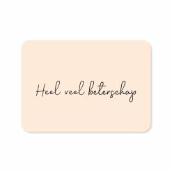 Wenskaart beterschap