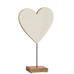 Hart op voet mangohout - J-Line