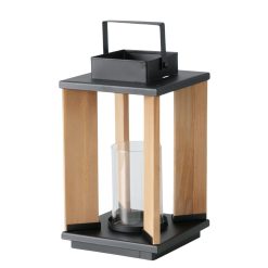 Boltze lantaarn zwart - hout .  Ventana