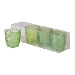 Theelichthouder Marilu lentegroen