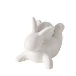 Konijn Wit Keramiek Boltze 11,5 cm x 7 cm x 12,5 cm