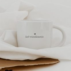 Tas met tekst lief vriendinnetje