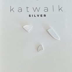 Zilveren oorring van Katwalk Silver