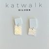 Zilveren oorring Katwalk Silver