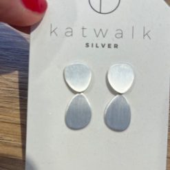 Zilveren oorring Katwalk Silver