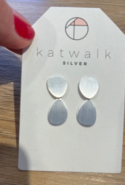 Zilveren oorring Katwalk Silver