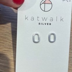 Zilveren oorring Katwalk Silver