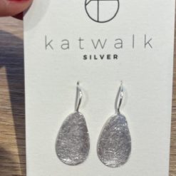 Zilveren oorring Katwalk Silver