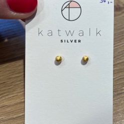 Zilveren oorring bol Katwalk Silver