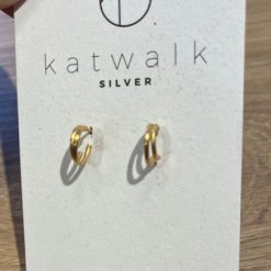 Zilveren oorring cirkel Katwalk Silver