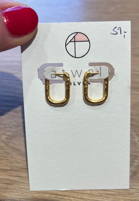 Zilveren oorring Katwalk Silver