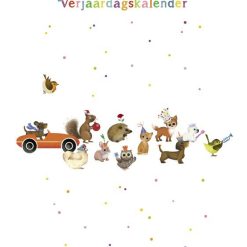 Verjaardagskalender met dieren