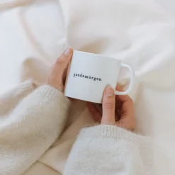 Tas met tekst Goedemorgen 