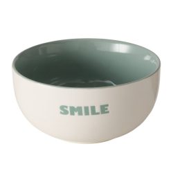 Ontbijtkom Boltze met tekst smile