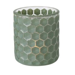 Boltze theelichthouder groen