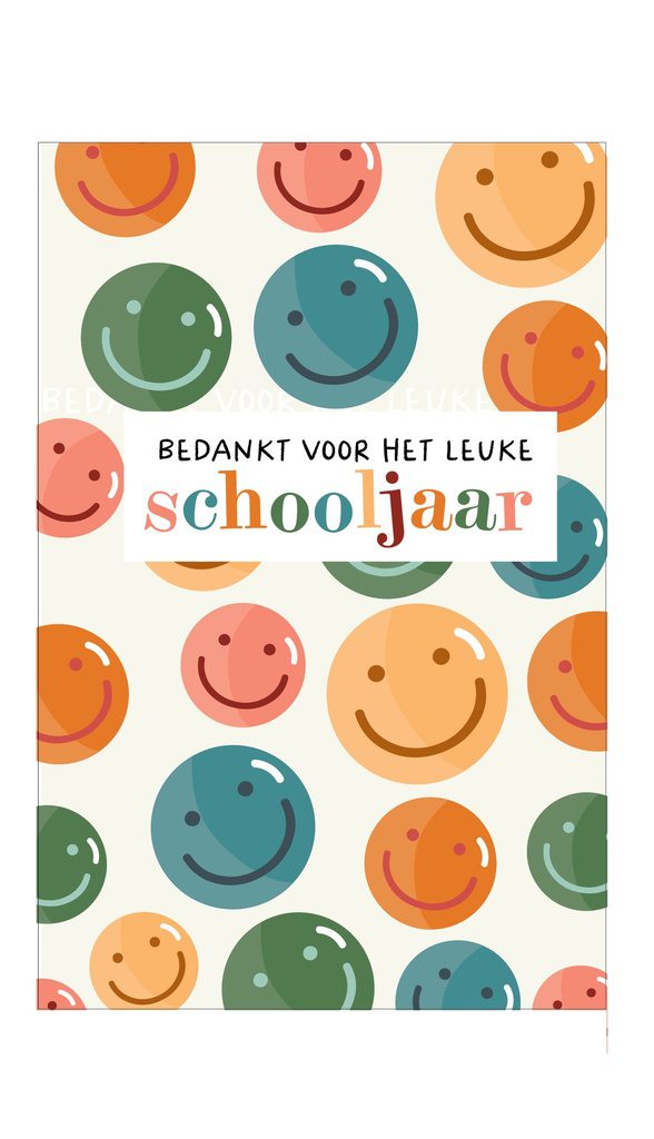 Notitieboekje leuke schooljaar