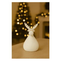 Alternative view of Rendier zittend met bril