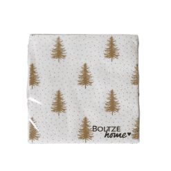 Alternative view of Servetten goudkleurige kerstboom