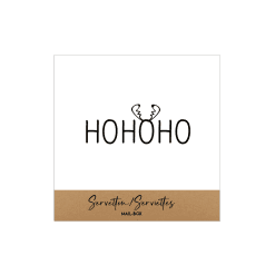 Aperitiefservetten ho ho ho