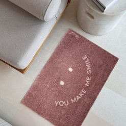 Deurmat you make me smile - 50x75cm