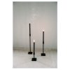 Kandelaar Leeff set van 3 in zwart aluminium