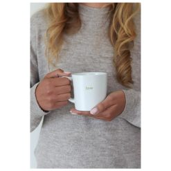 Alternative view of Mok met tekst " love ".