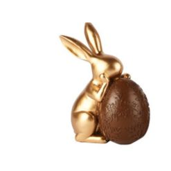 Decoratief konijn met ei – paasdecoratie  16cm
