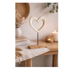 Alternative view of Wit hart op voet - 20x37cm