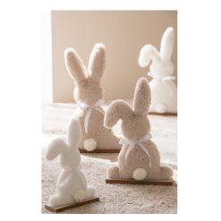 Alternative view of Konijn in pluche beige . 1 stuk 15x23cm