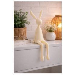 Alternative view of Zittend konijn groen - 37cm