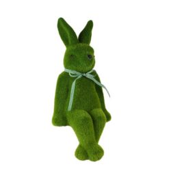 Decoratief konijn groen – zittend