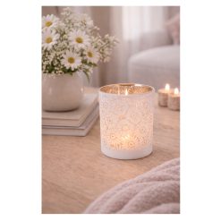 Alternative view of Theelichthouder daisies