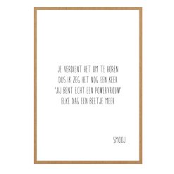 Wenskaart - powervrouw