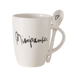 Koffietas minipause met lepeltje 400 ml