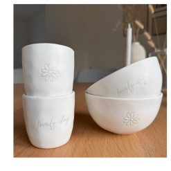 Alternative view of Set van 2 mokken  lovely day - daisy