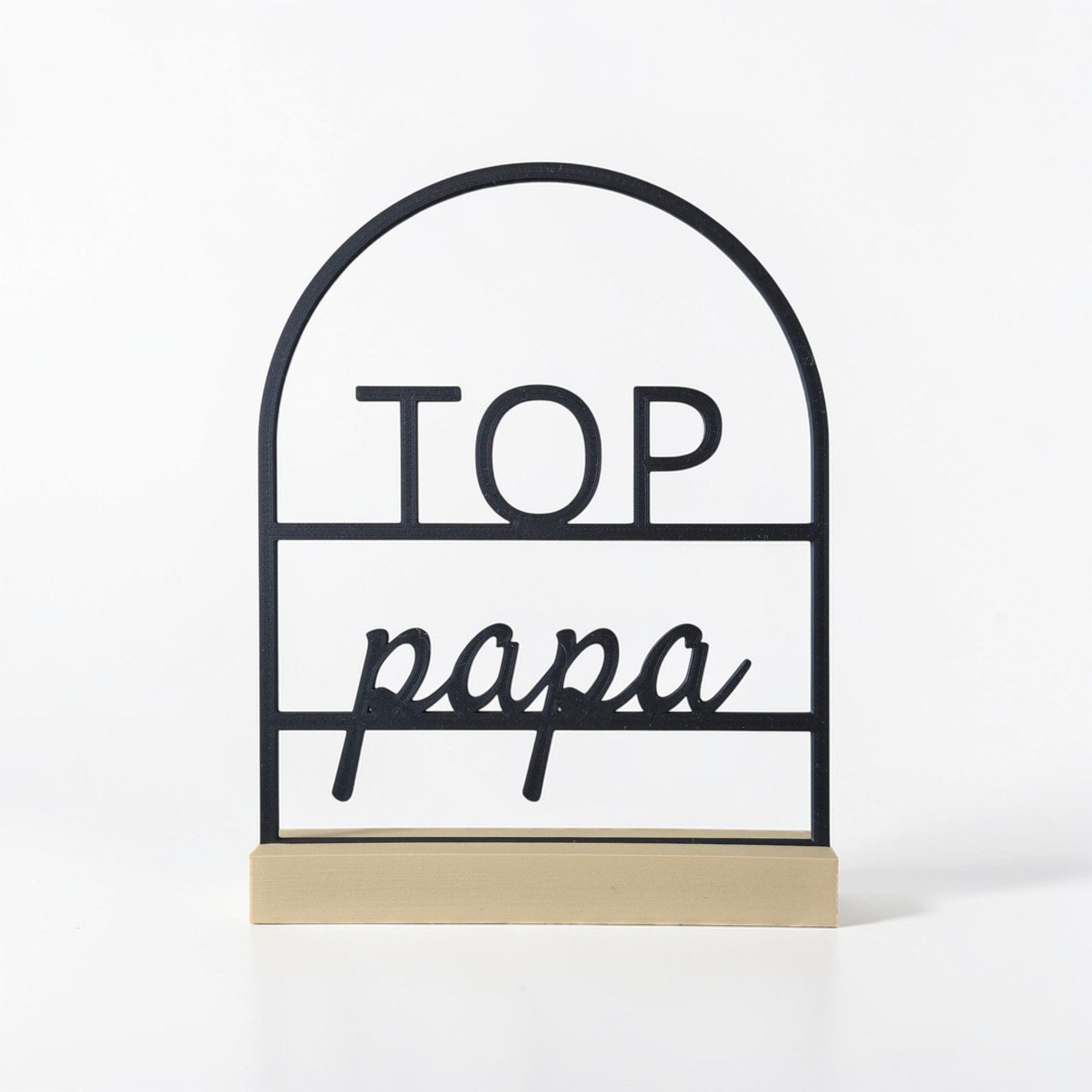 Papa kaart op houder - Afbeelding 2