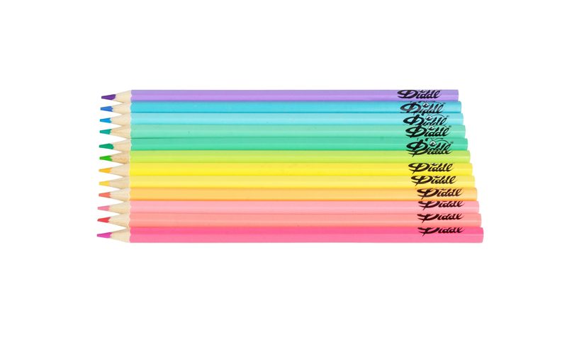 Diddl geurende kleurpotloden – Set van 12 pastel kleurpotloden